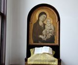 聖堂内 聖母子の絵