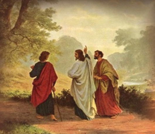 エマオに向かうキリストと弟子たち