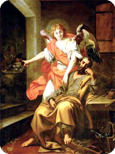 天使とヨセフ