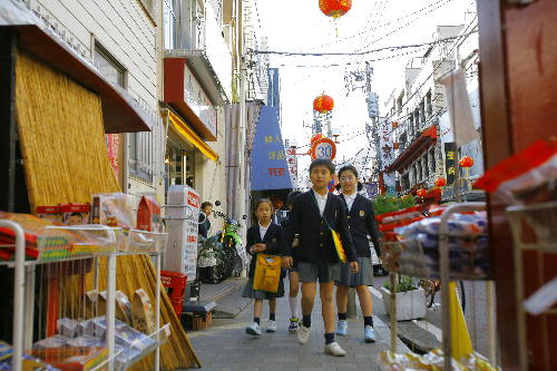 中華学校の子どもたち