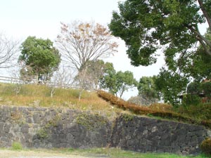 宇土城跡（城山）の石垣