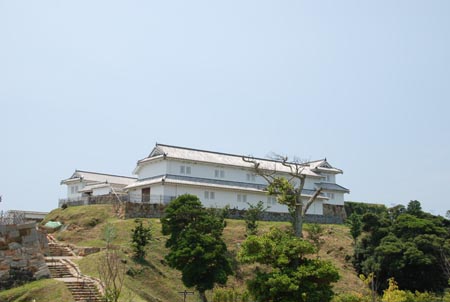 富岡城跡にできたビジターセンター