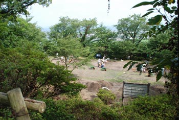 日野江城跡の遺跡の発掘