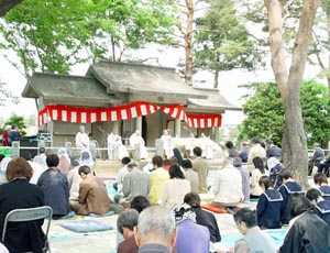 「寿庵祭」が開催されている寿庵廟