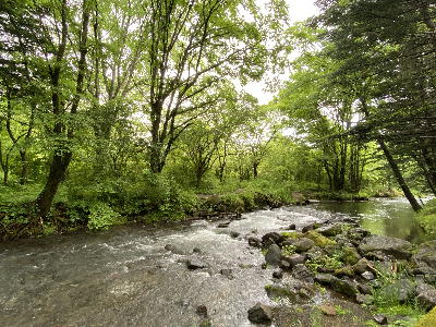  軽井沢・湯川ふるさと公園 