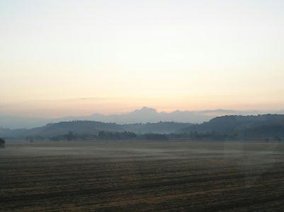  ローマ郊外の風景