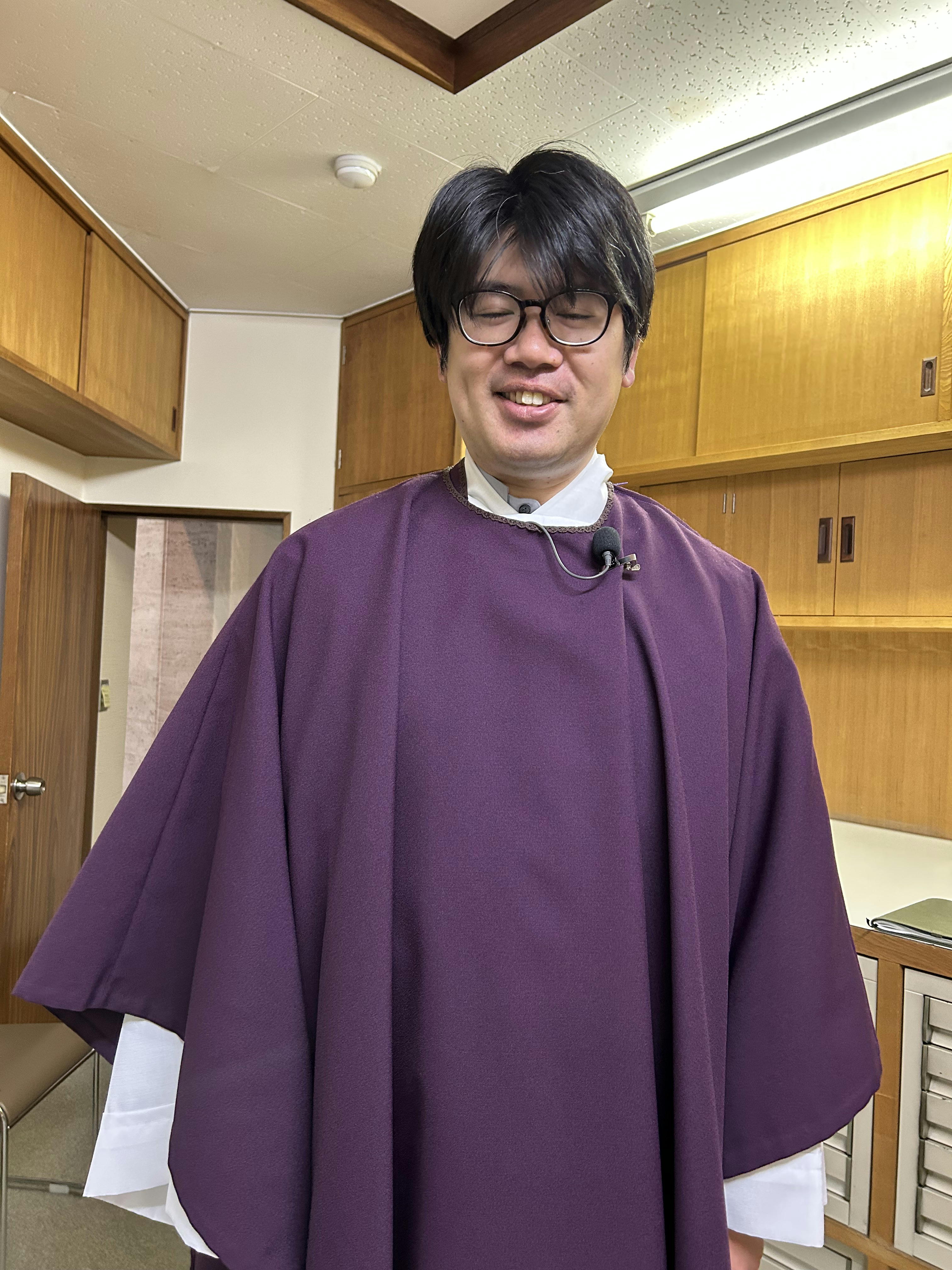山内神父の初ミサ