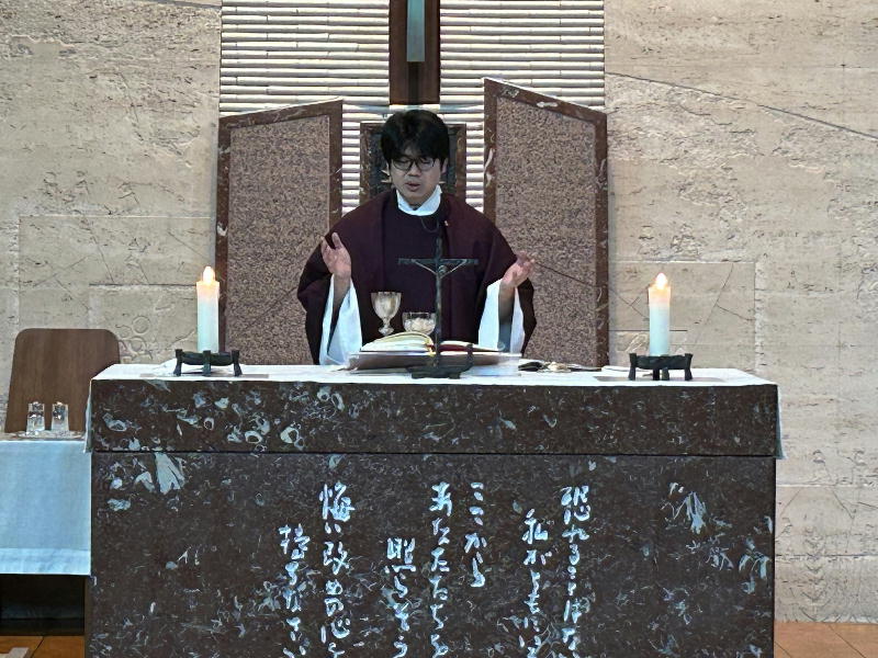 山内豊神父の初ミサ