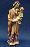 聖ヨセフと御子の像