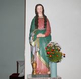 聖堂内　マグダラのマリア像