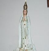 聖堂内　ファティマ聖母像