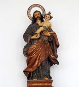 聖堂内　聖ビンセンチオ・フェレル像